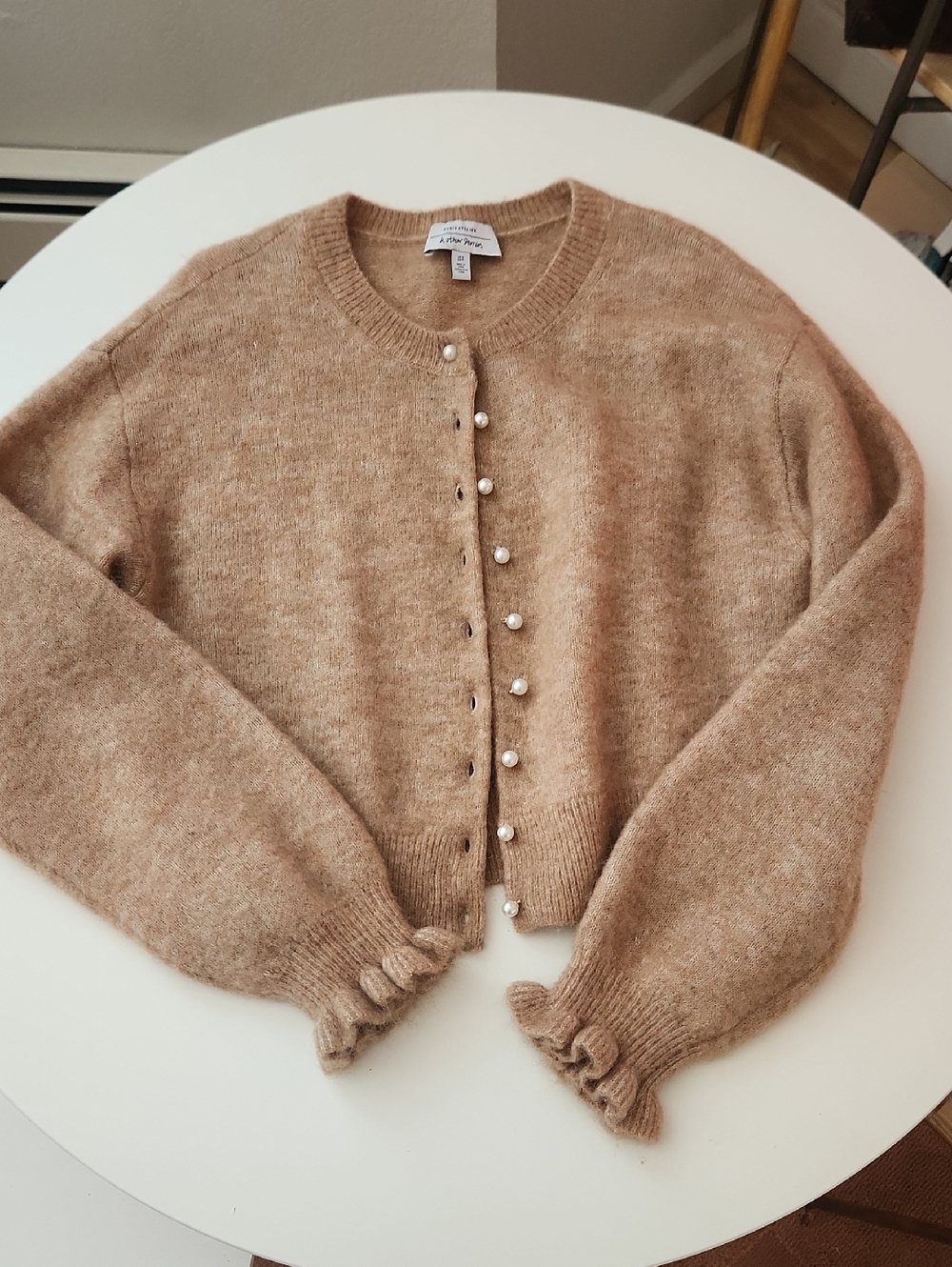 & Other Stories Pearl-Button Cardigan